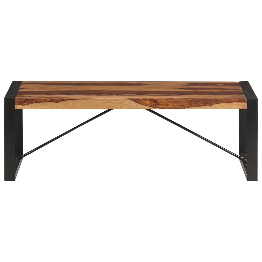 Mesa De Centro De Madera Maciza De Sheesham 120x60x40 Cm_0