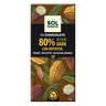 Chocolate vegan 80% com eritritol bio Sol Natural 70 g