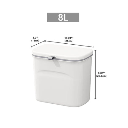 Set De 2 Cubos De Basura Multifuncionales Para Puerta O Pared De 12l Cada Uno (12l+12l)_1