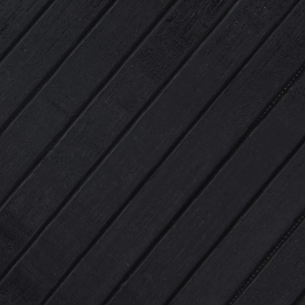 Alfombra Rectangular Bambú Negro 60x400 Cm / Vetonek_5