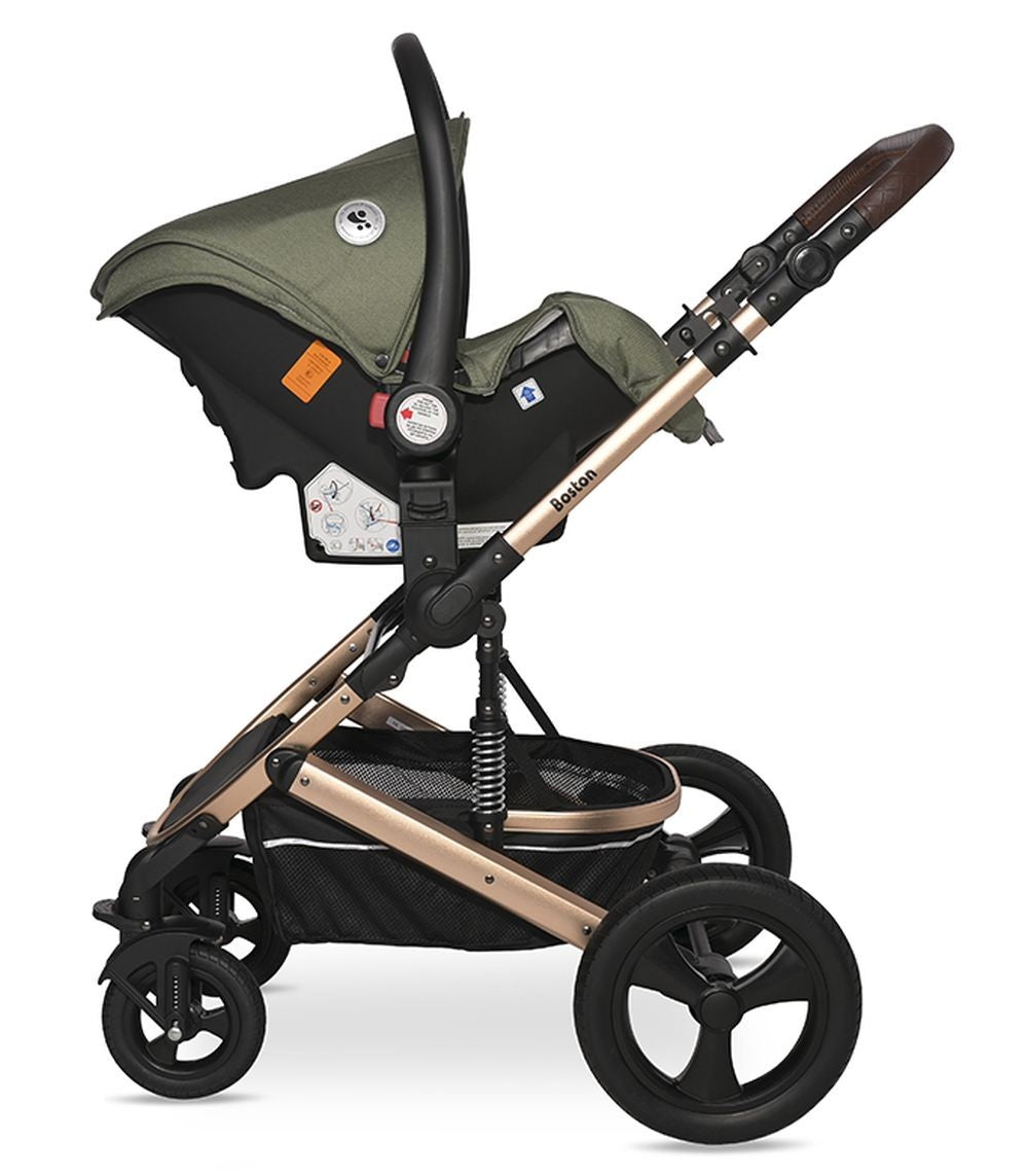 Carro De Bebé De Tres Piezas Boston Hasta 22 Kg Loden Green_4