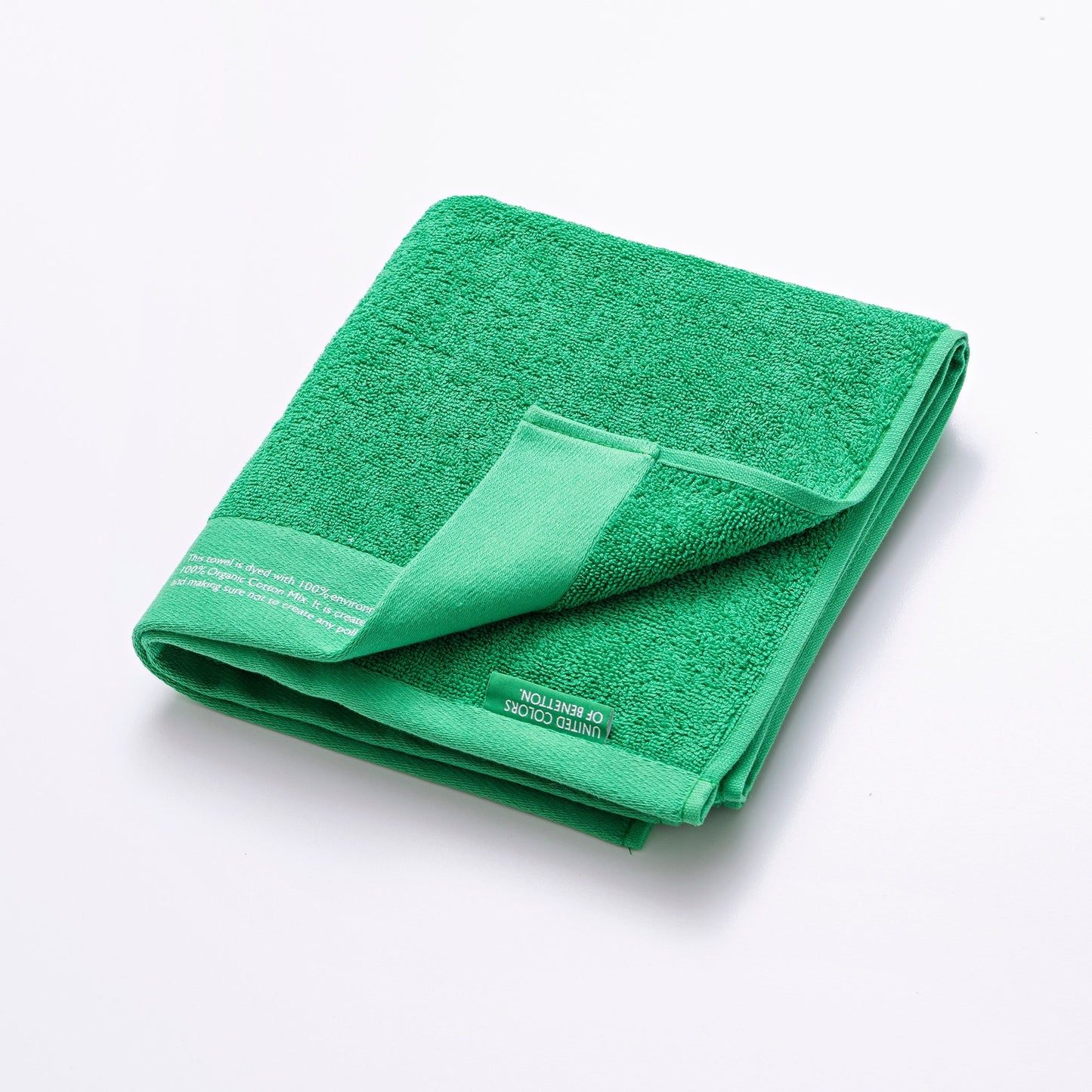 Toalla 50x90cm Algodón Orgánico 450gsm Verde Be