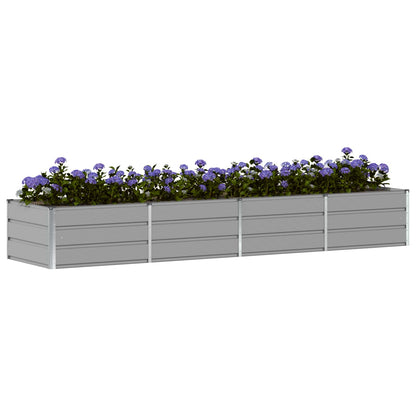 Jardinera Gris Claro 320 X 80 X 45 Cm Acero_2