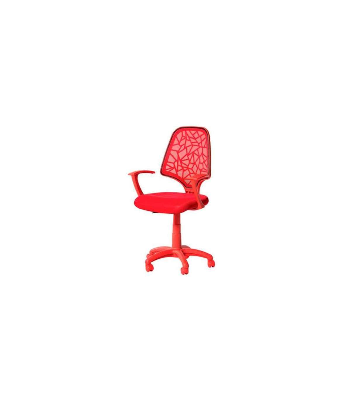 Silla Giratoria Gas Con Brazos En Rojo 94 Cm(alto)60 Cm(ancho)52 Cm(largo)_0