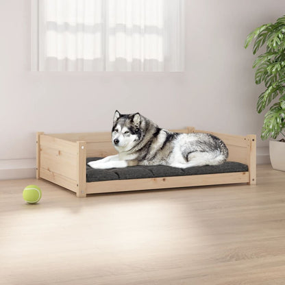 Vidaxl Cama Para Perros Madera Maciza De Pino 105,5x75,5x28 Cm_1