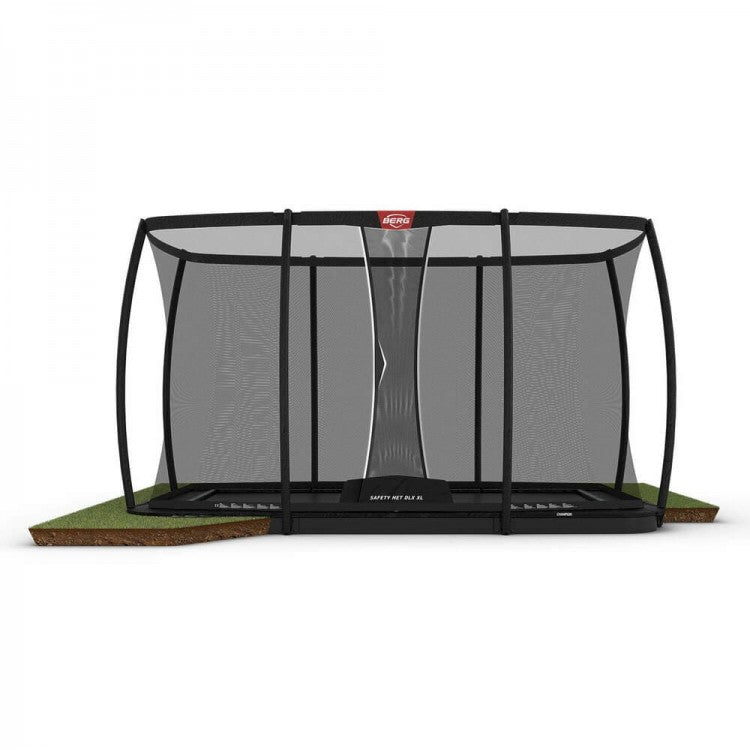 Cama Elastica Berg Flatground Ultim Champion 410 + Red Deluxe Xl Negro._0