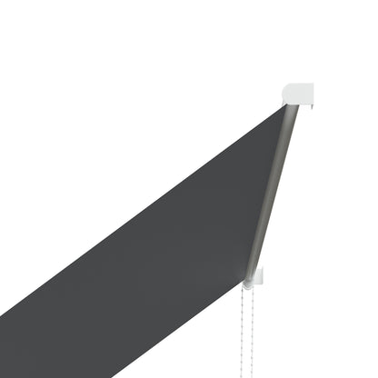 Outsunny Toldo Para Ventana Manual Con Marco De Aluminio 150x120 Cm Gris Oscuro_4