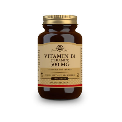 Vitamina B1, 100 comprimidos de 500 mg