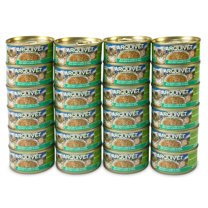 Ração Húmida para Gatos Arquivet Atum Branco em Molho com Frango 80g