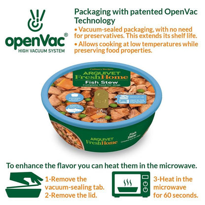 Arquivet Fresh Home Fish Stew Alimento húmedo de pescado para perros 280 g