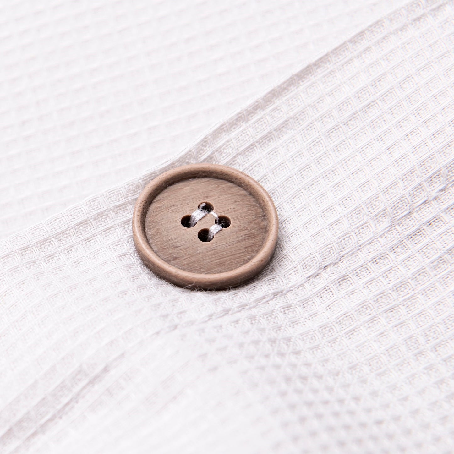 Set Cama Waffle (funda Nordica 260x240cm + 2 Fundas Almohada  50x105cm) 100% Algodón 144gsm Gris Cierre De Botone Shaze Scalpers Home