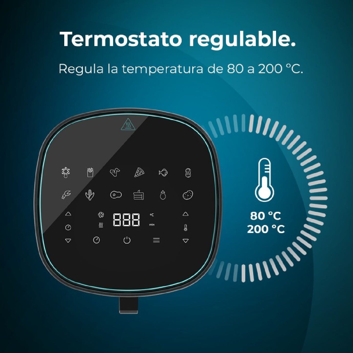 Freidora De Aire Sin Aceite De 6,5l Cecofry Fantastik 6500 Pack 1700w,tecnología Perfectcook, 12 Modos De Cocinado, Táctil, Regulable 80-200grados C_2