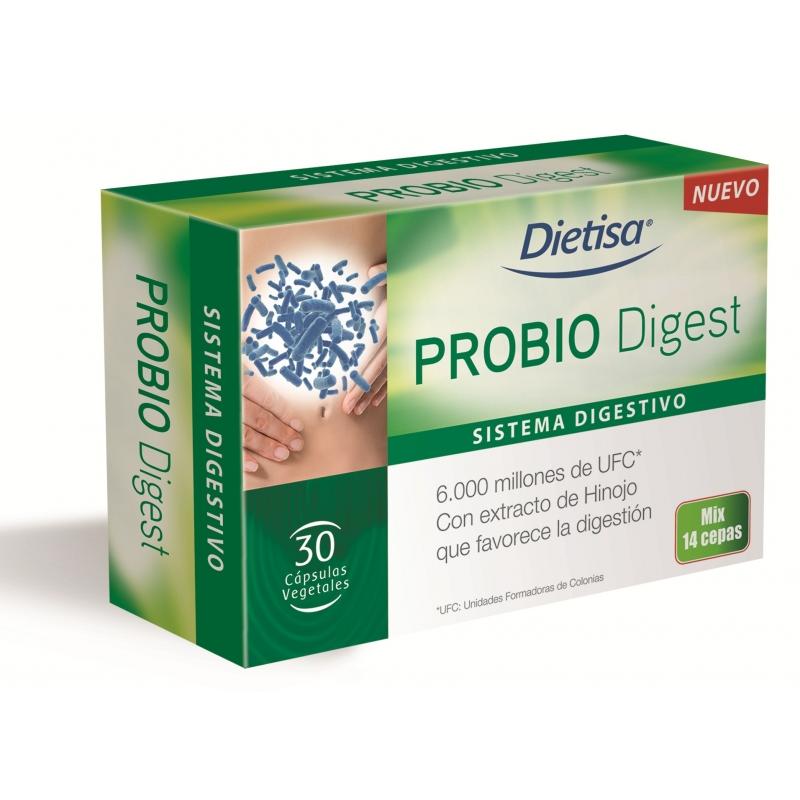 Probio Digest probiótico Dietisa, 30 cápsulas vegetais