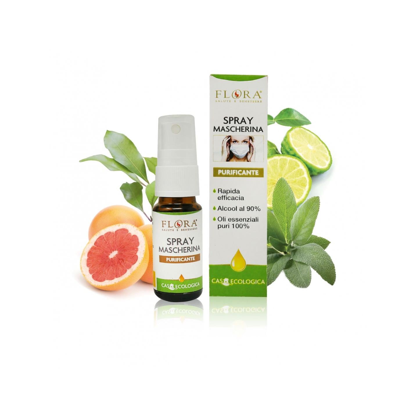 Spray higienizante para máscaras Flora 30 ml