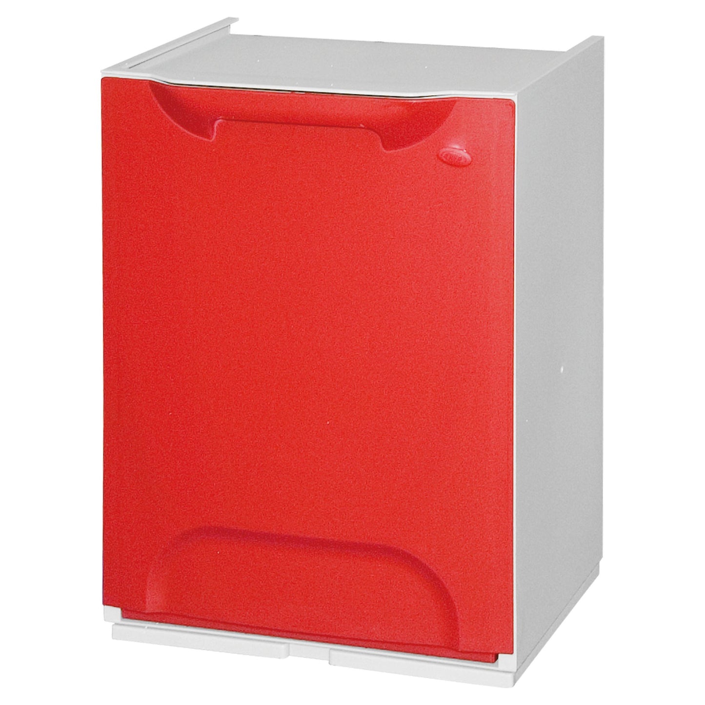 Papelera Reciclaje En Polipropileno Color Rojo, Con Depósito 20 L En El Interior_0