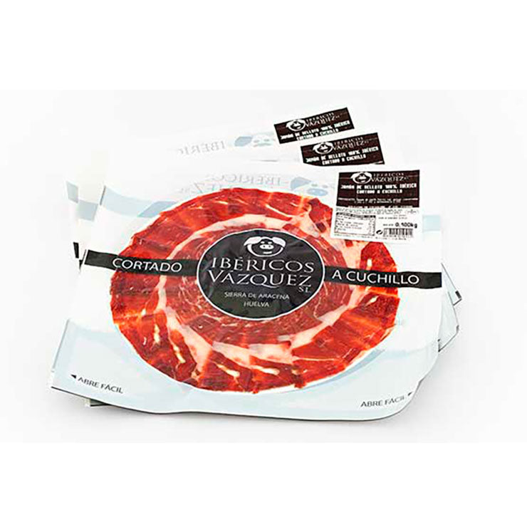 Jamón De Bellota 100% Ibérico Cortado (100g. Al Vacío)_0