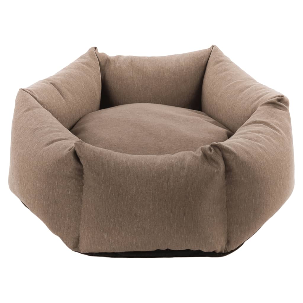 Flamingo Cama Para Perros Y Cremallera Panama Hexagonal Taupe 50x18 Cm / Vetonek_0