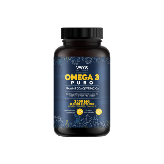 Omega 3 Puro - 600 Mg Epa Y 800mg Dha | Aceite De Pescado Con Vitamina D | Sabor Limón_0
