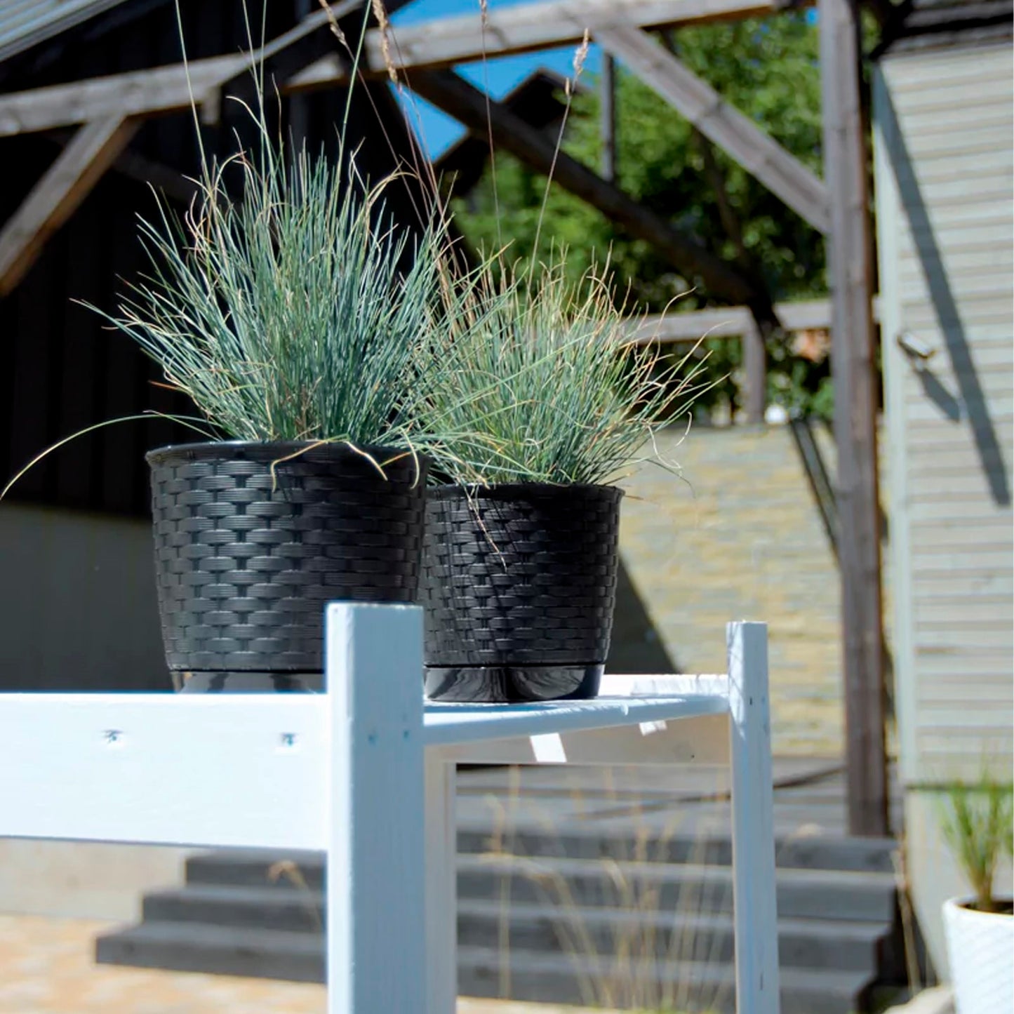 Maceta Ratolla Round 4,2l., Dimensiones (mm) 220x220x195, Color Ocre Oscuro