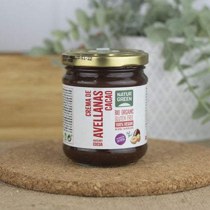 Creme de Avelã e Cacau teor reduzido de açúcar Naturgreen 200 g