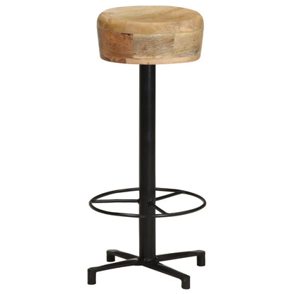 Taburetes De Cocina 2 Unidades Madera Maciza De Mango 76 Cm_0