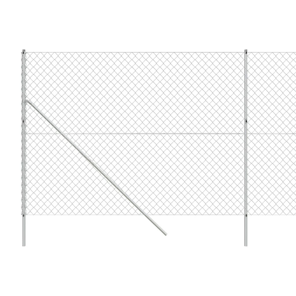 Cerca De Alambre Plateado 1,6x10 M / Vetonek_3