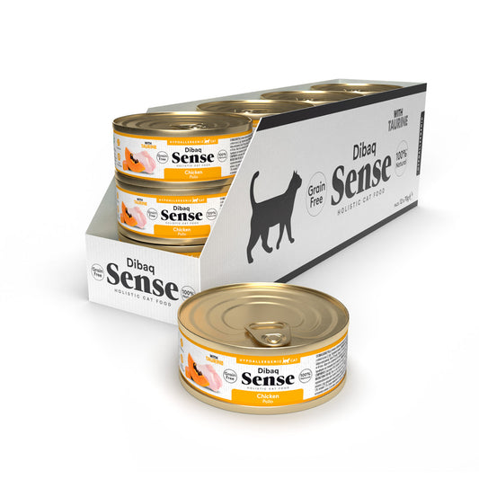 Dibaq Sense Cat Pollo Con Papaya (12uds X 70g)_0
