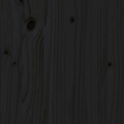 Vidaxl Juego De Muebles De Jardín 7 Piezas Madera Maciza De Pino Negro_5
