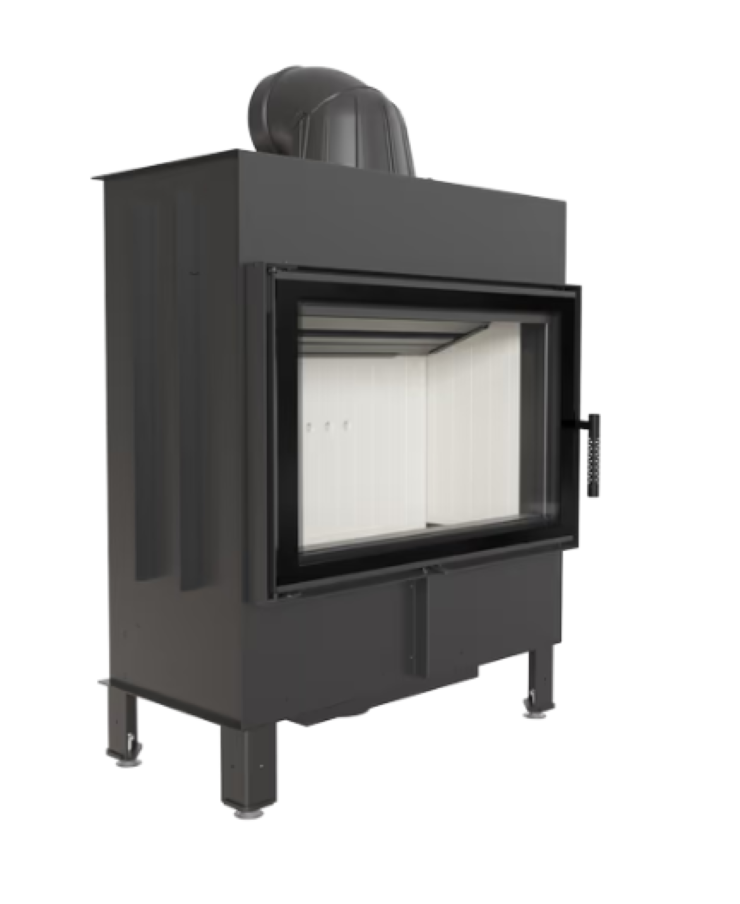 Bricosol Chimenea De Leña De Acero Kratki Lucy 14 Kw Ø 200_0