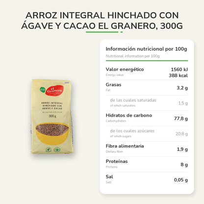 Información nutricional