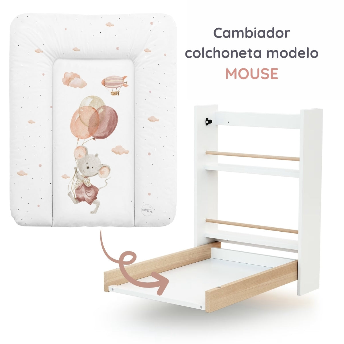 Basic Cambiador Blando Para Comoda T-s Ceba Baby_2