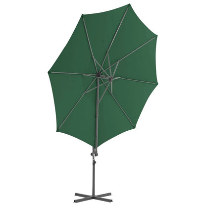 Vidaxl Sombrilla De Jardín Con Base Portátil Verde_3