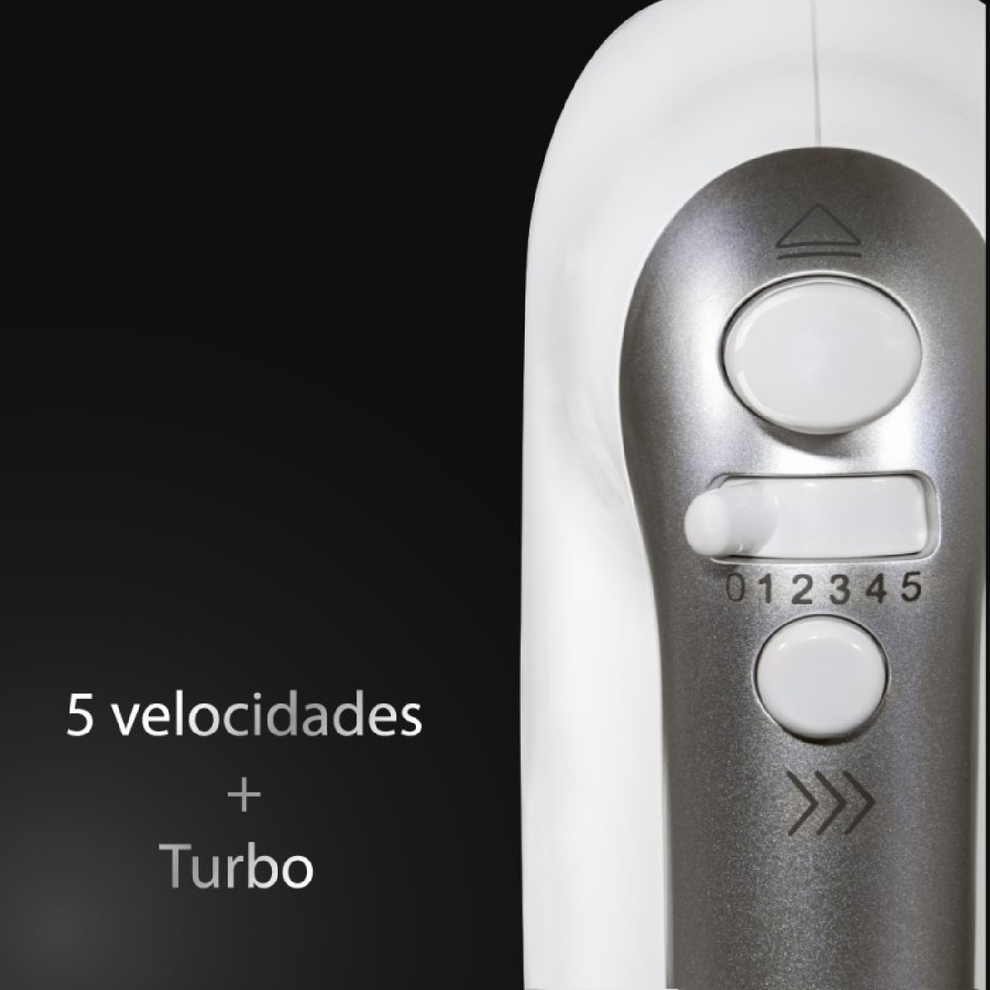 Cecotec Batidora De Varillas Powertwist. 500 W 5 Velocidades + Función Turbo Diseño Ergonómico 3 Accesorios: Varilla De_4