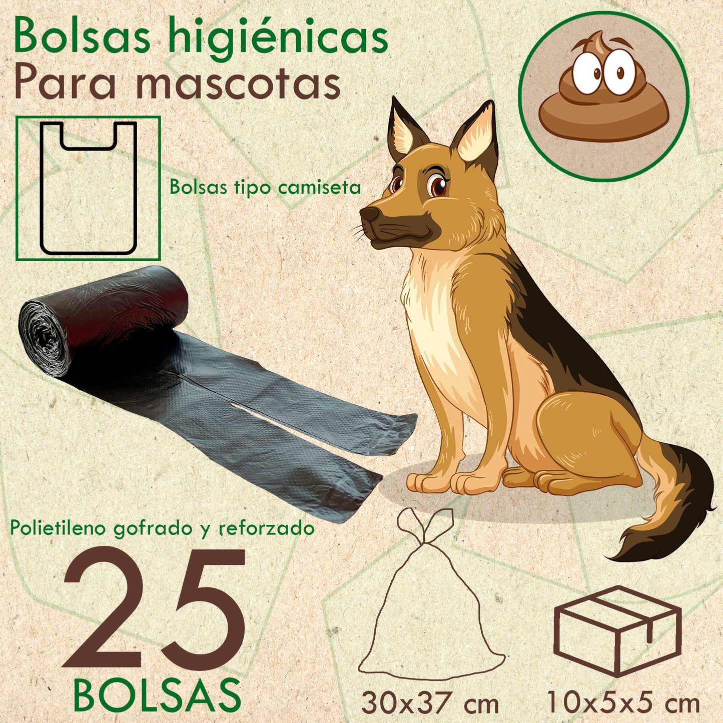 Estuche 25 Bolsas Higiénicas Para Mascotas_1