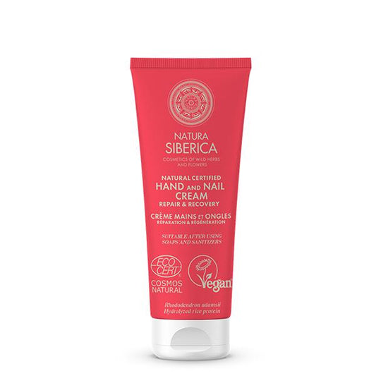 Natura Sibérica Creme Reparador e Recuperador para Mãos e Unhas 75 ml