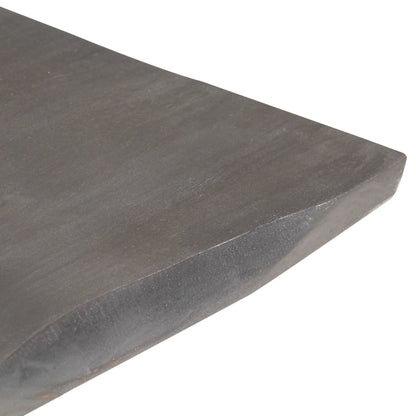 Mesa De Centro Borde Natural Madera Maciza Acacia 115x60x40 Cm_2