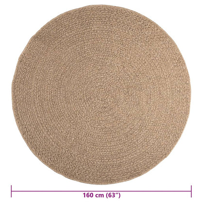 Alfombra Zizur Apariencia De Yute Interior Y Exterior 160 Cm / Vetonek_3