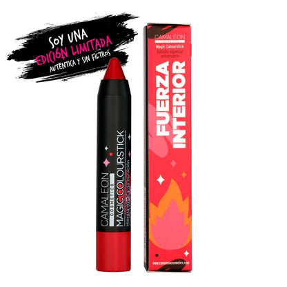 Pintalabios Rojo Magic Colourstick 4g Camaleon Cosmetics_0