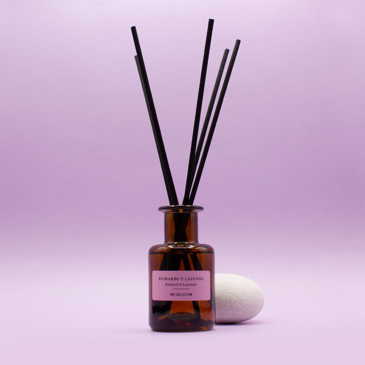 Ambientador Mikado Ruibarbo y Lavanda 1991 100 ml | Difusor de Varillas | Fragancia Fresca y Relajante | Hogar_4