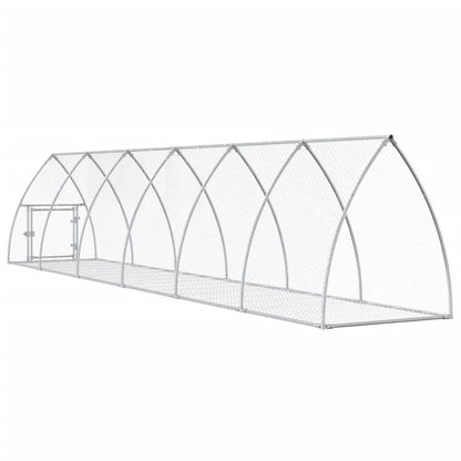 Conejera Acero Galvanizado Plateado 105x600x120 Cm_5