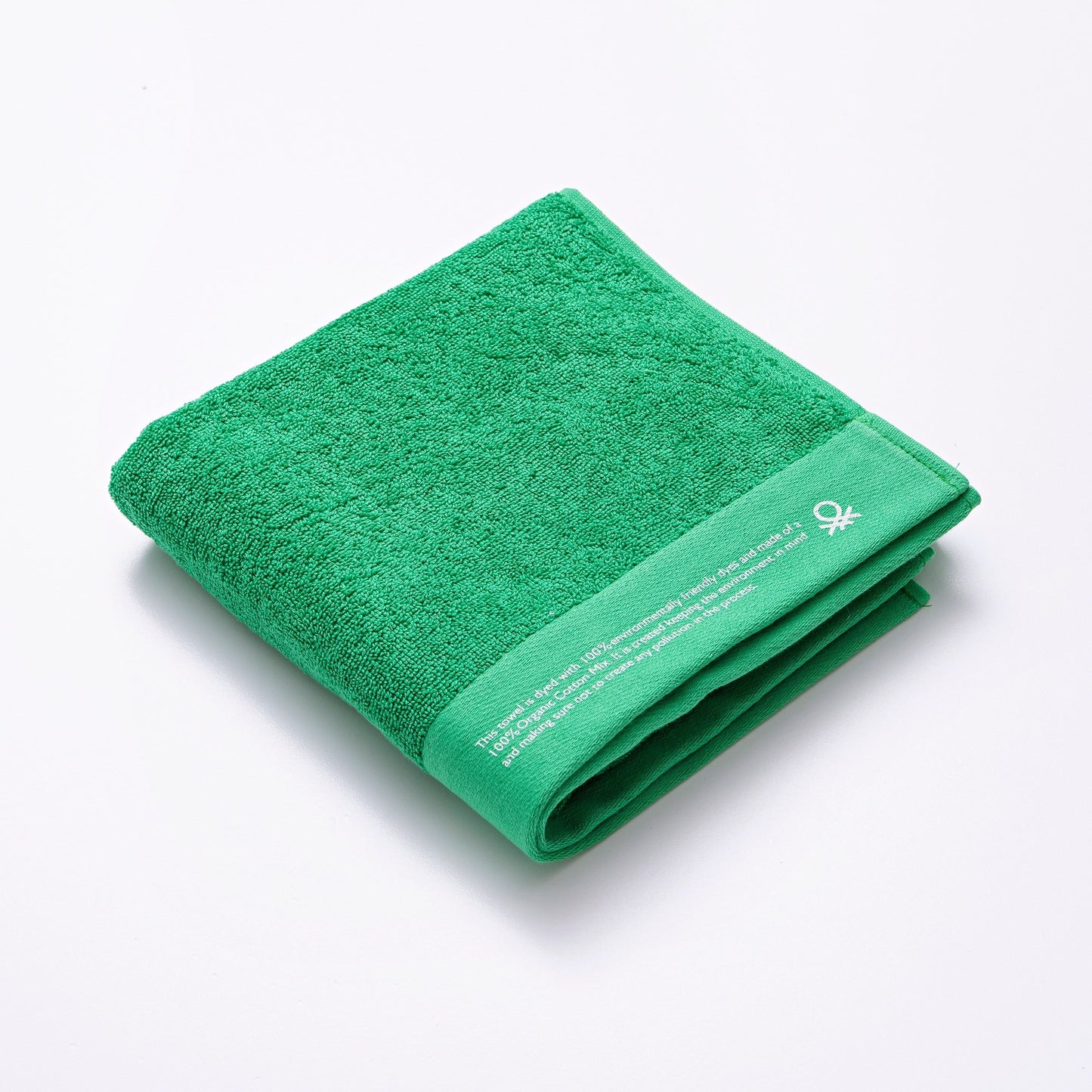 Toalla 50x90cm Algodón Orgánico 450gsm Verde Be