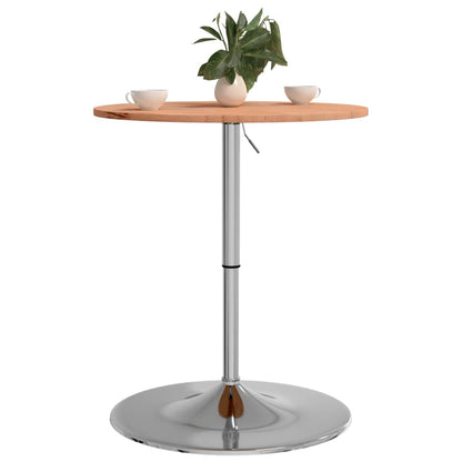 Mesa Alta De Madera Maciza De Haya Ø60x89,5 Cm_2
