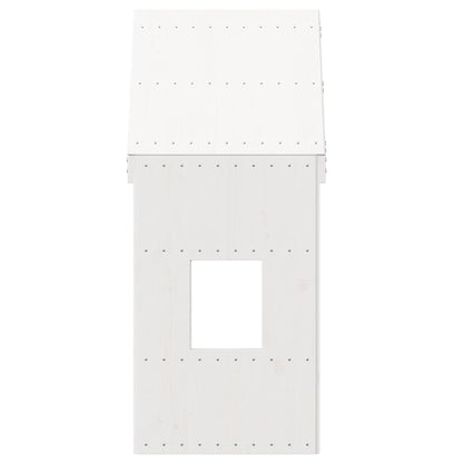 Techo De Cama Infantil Madera Maciza Pino Blanco 60x99x139,5 Cm_3