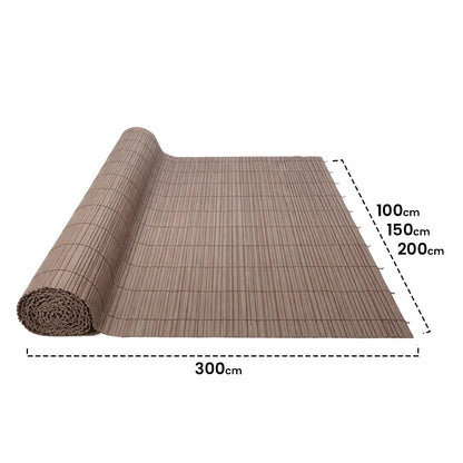 Cañizo Pvc Doble Cara 20 Mm Surfcane 20 Mm 1x3 Marrón Nortene_1
