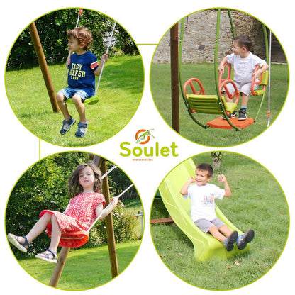 Parque infantil Narcisse Soulet com escorrega