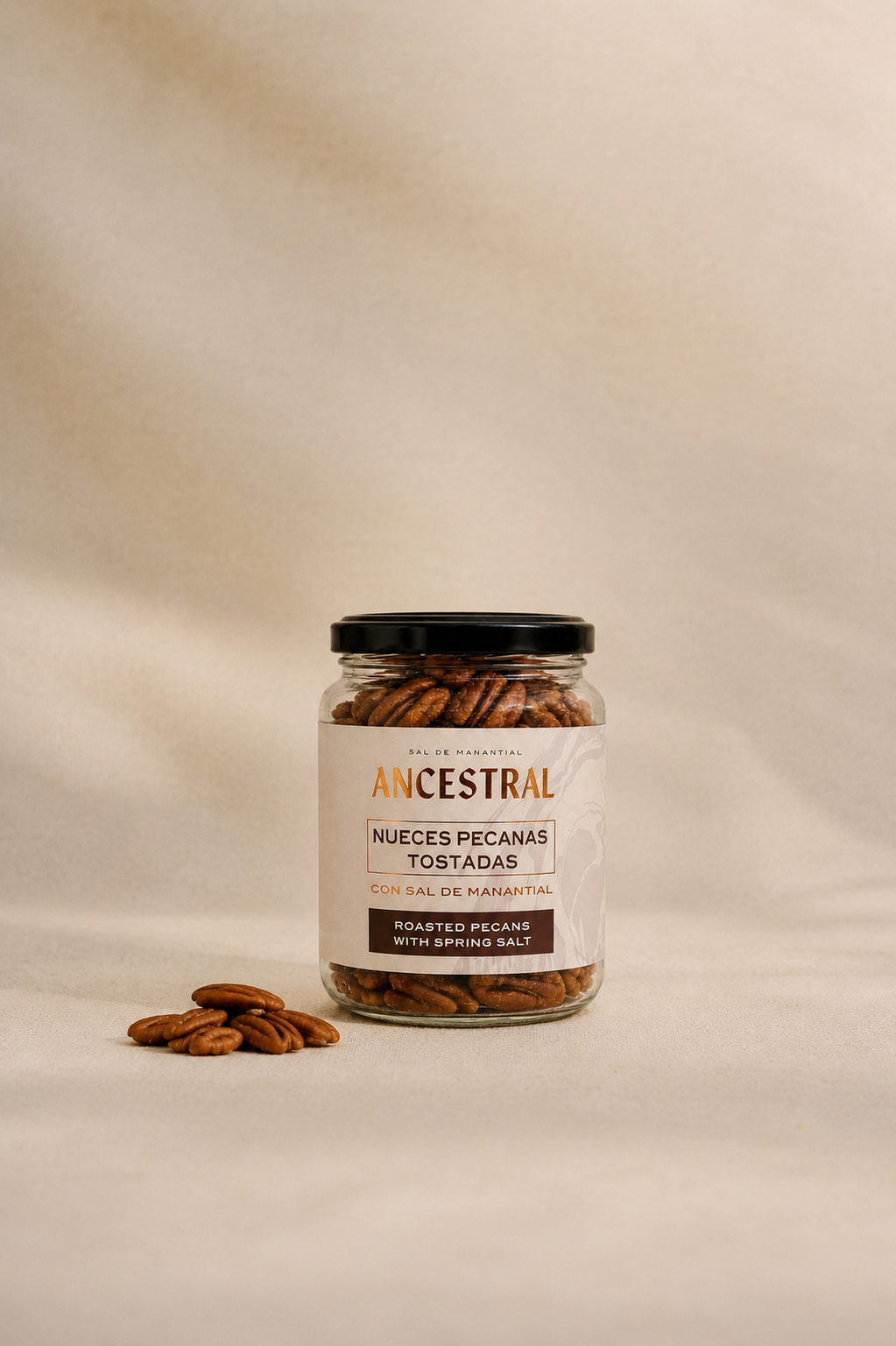 Nueces Pecanas Tostadas Con Sal De Manantial 85g_1