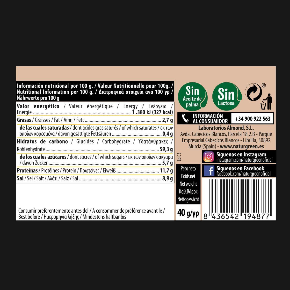 Sopa de Cogumelos Maitake e Reishi Bio Naturgreen 40 g 