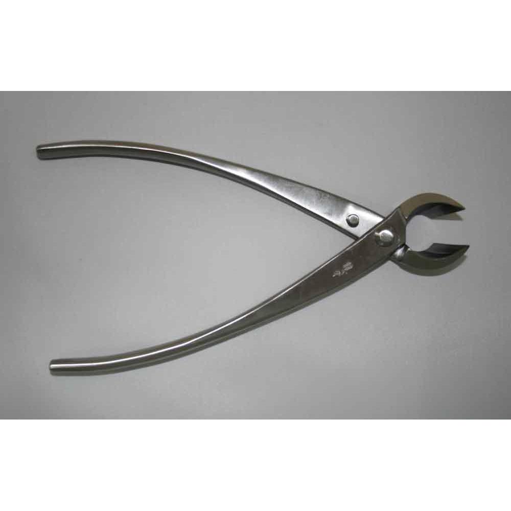 Tesoura de poda reta e côncava de 170 mm em aço inoxidável. RYUGA