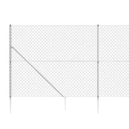 Cerca De Alambre Con Pinchos De Anclaje Plateado 1,8x10 M / Vetonek_3