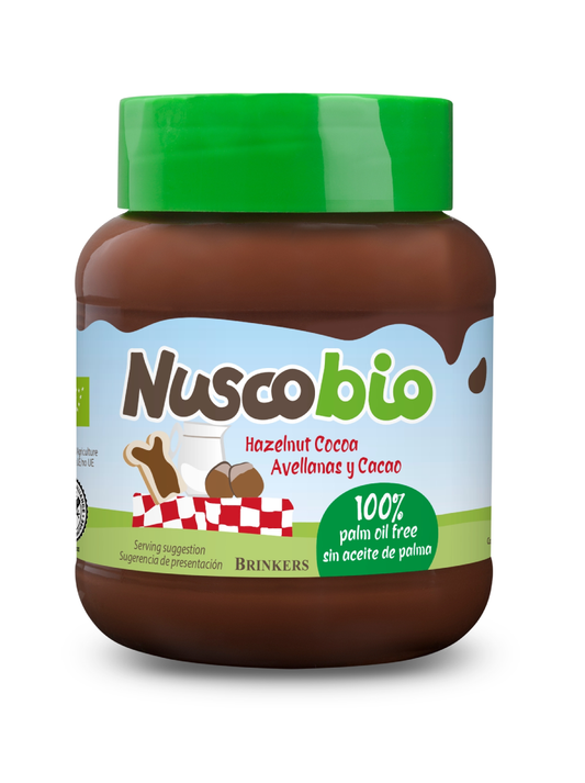 Creme de Chocolate com Avelã Orgânico Nuscobio 400 g